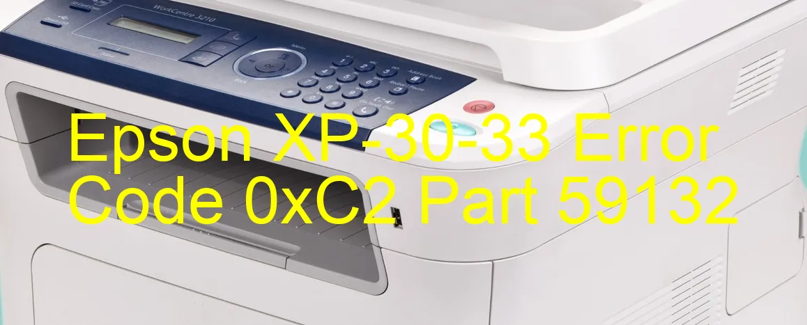 Epson XP-30-33 Fehlercode 0xC2