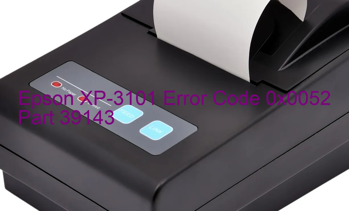 Epson XP-3101 Fehlercode 0x0052