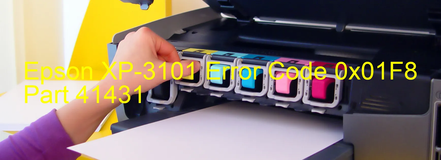 Epson XP-3101 Fehlercode 0x01F8