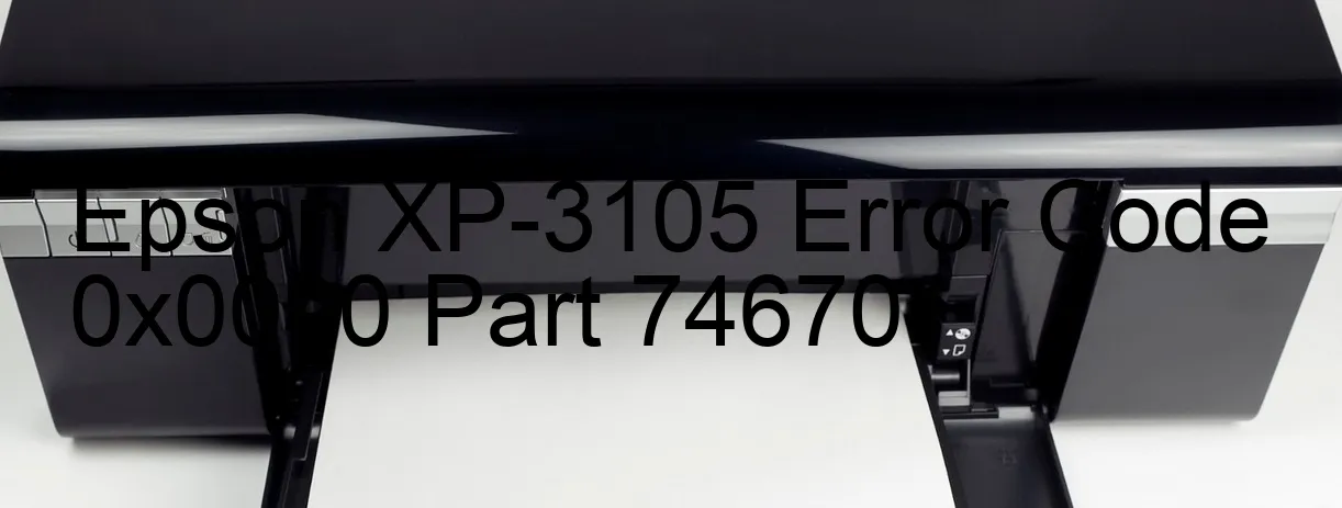 Epson XP-3105 Fehlercode 0x0090