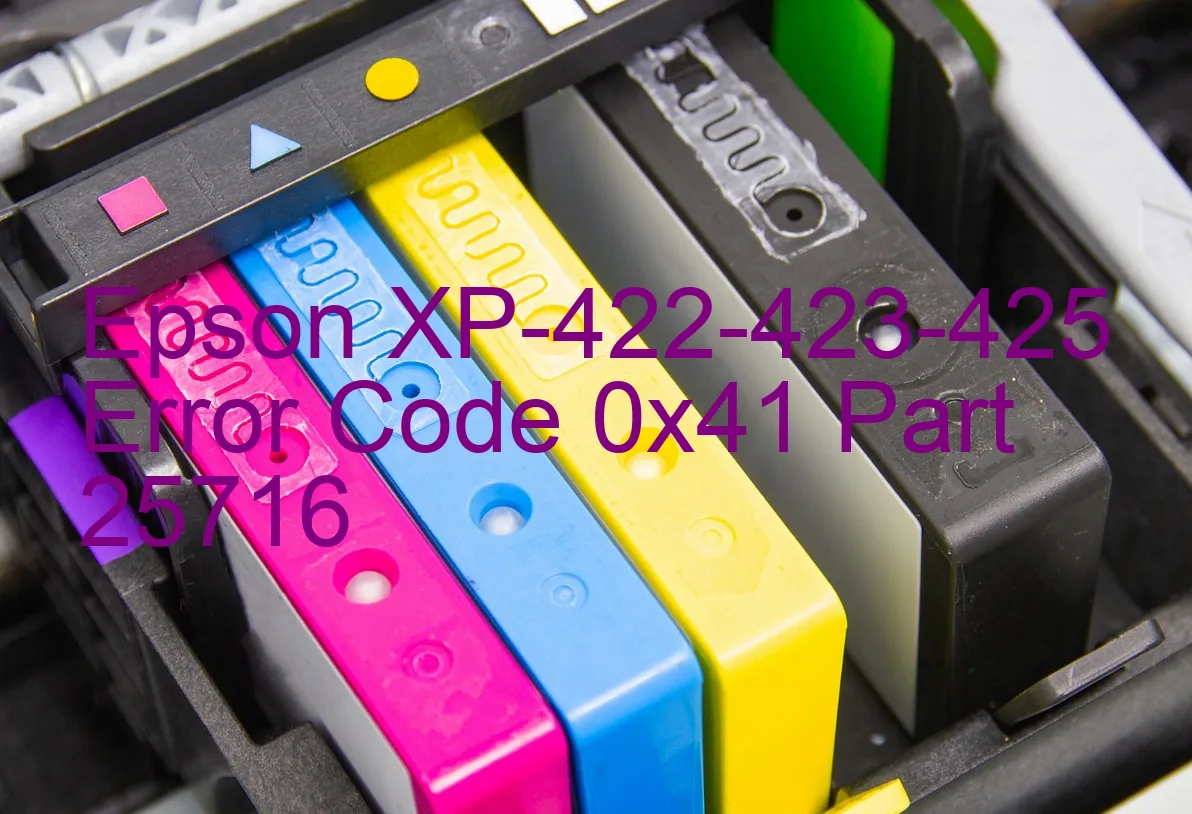 Epson XP-422-423-425 Fehlercode 0x41