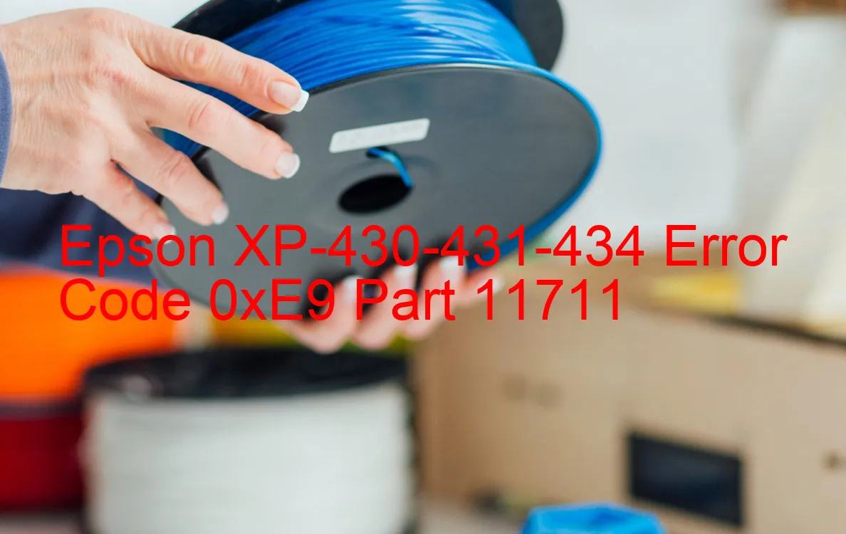 Epson XP-430-431-434 Fehlercode 0xE9