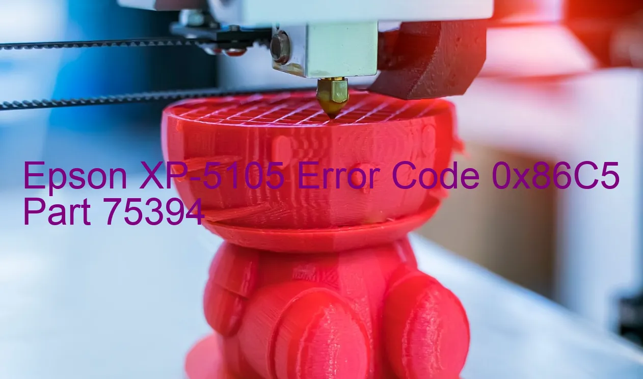 Epson XP-5105 Fehlercode 0x86C5