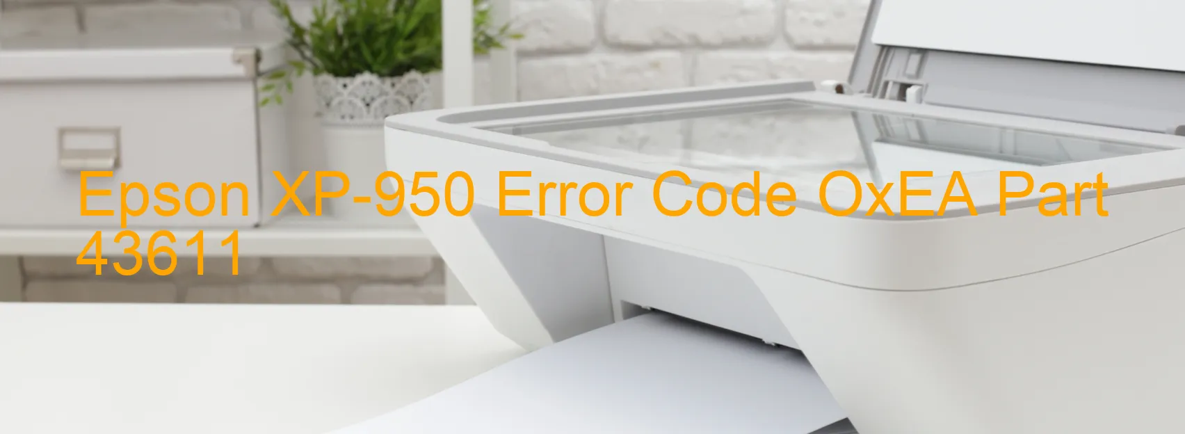 Epson XP-950 Fehlercode OxEA