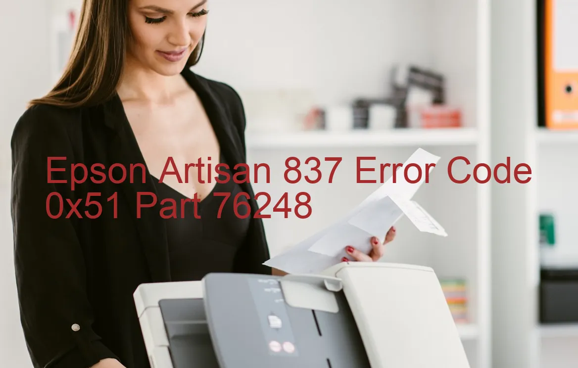 Epson Artisan 837 Fehlercode 0x51