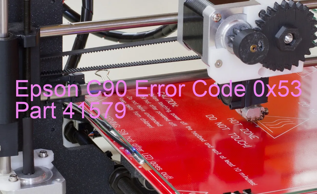 Epson C90 Fehlercode 0x53