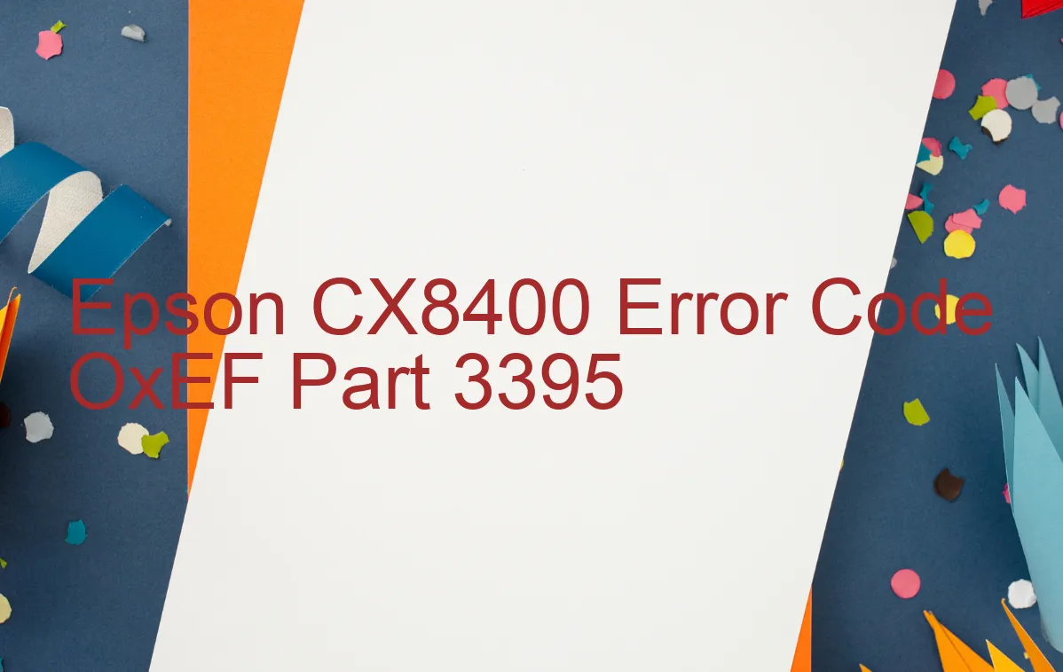 Epson CX8400 Fehlercode OxEF