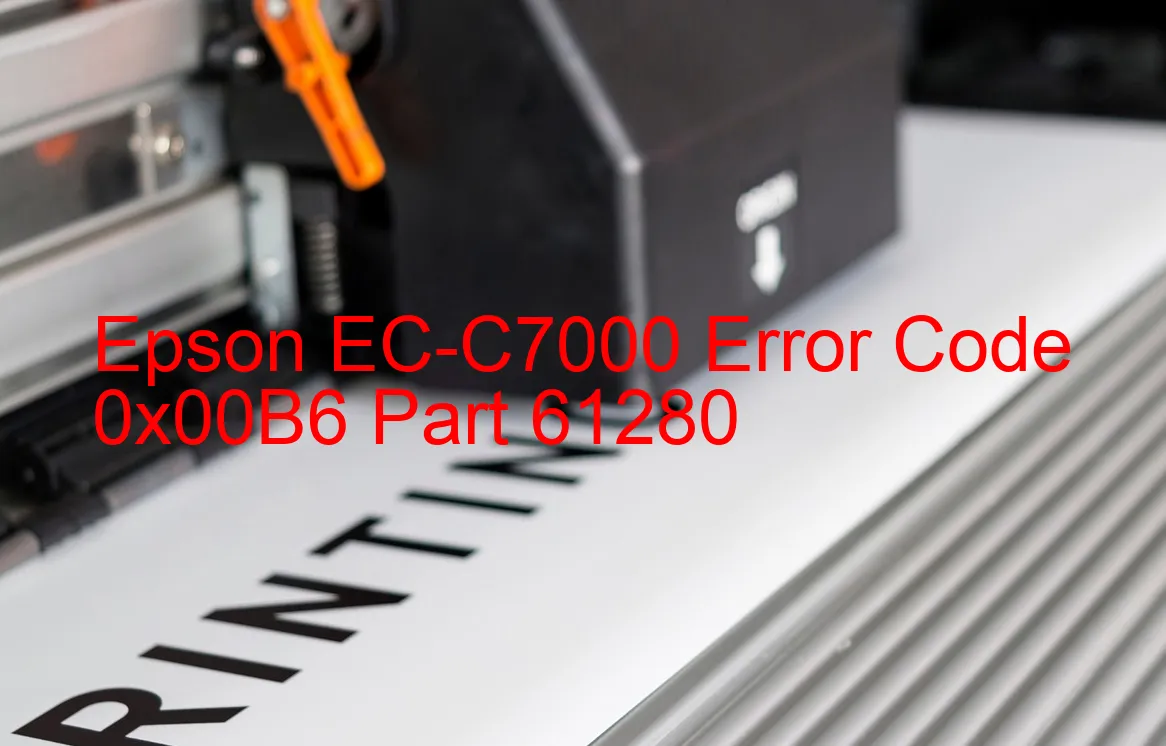 Epson EC-C7000 Fehlercode 0x00B6