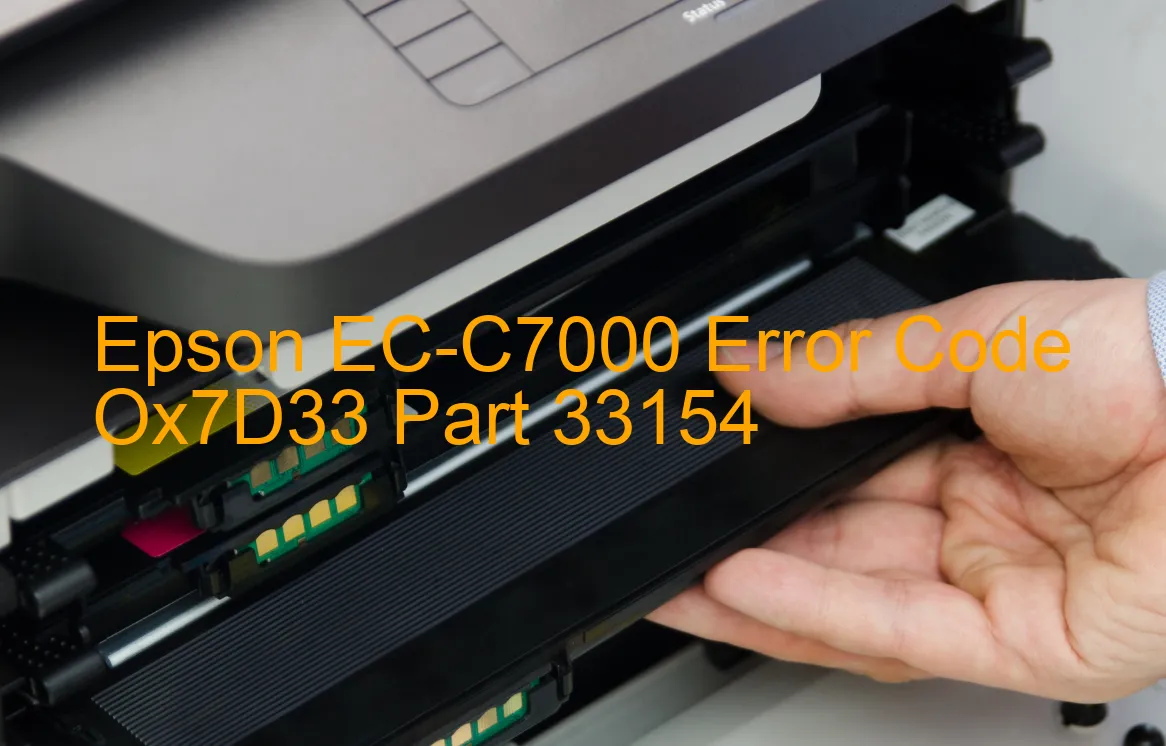 Epson EC-C7000 Fehlercode Ox7D33