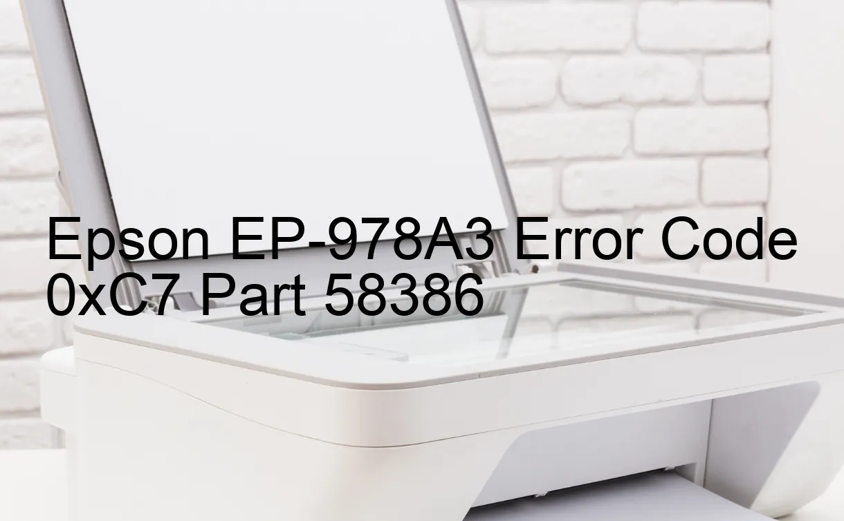 Epson EP-978A3 Fehlercode 0xC7