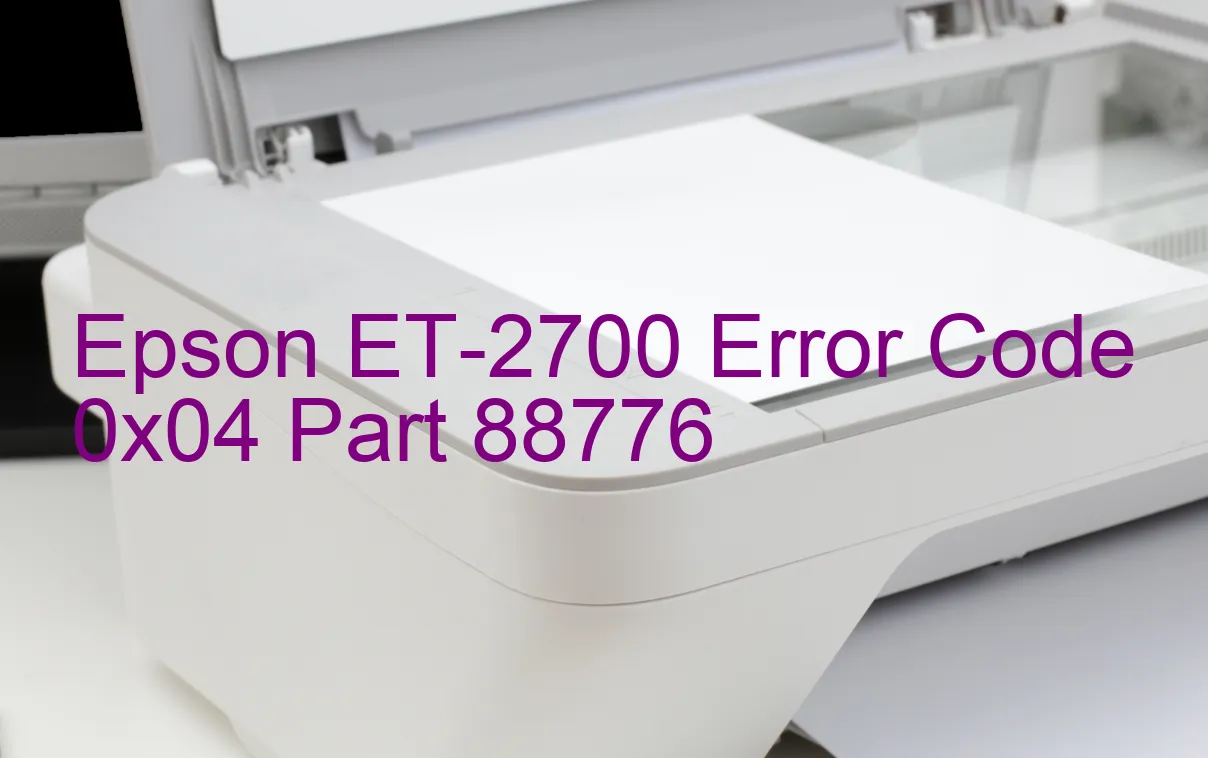 Epson ET-2700 Fehlercode 0x04