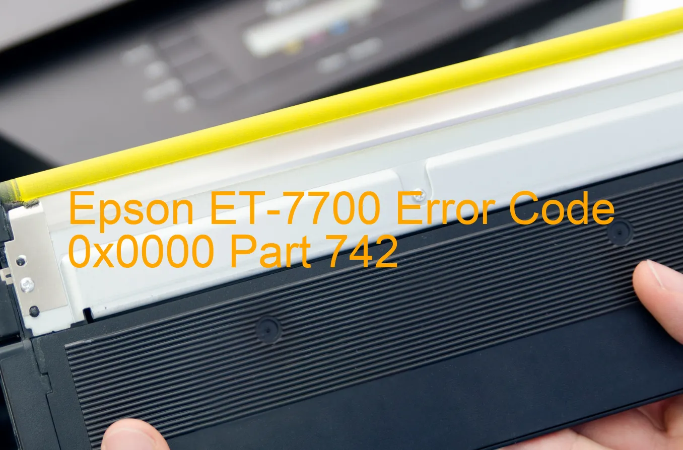 Epson ET-7700 Fehlercode 0x0000