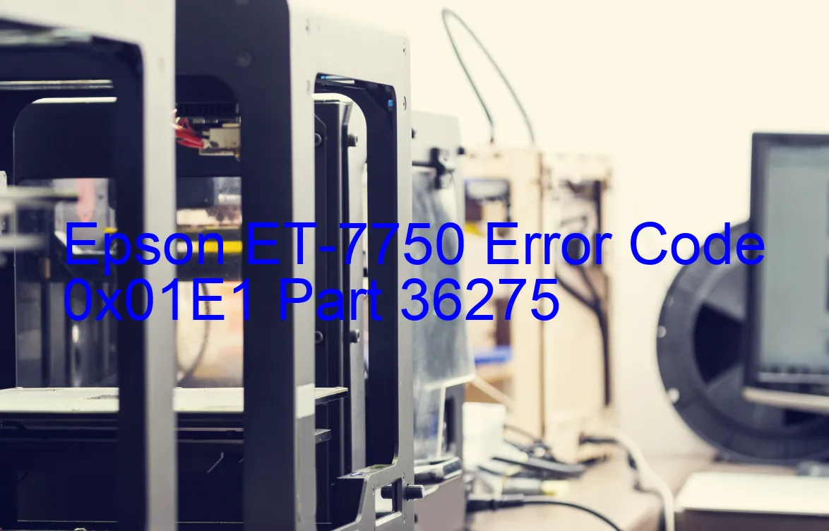 Epson ET-7750 Fehlercode 0x01E1