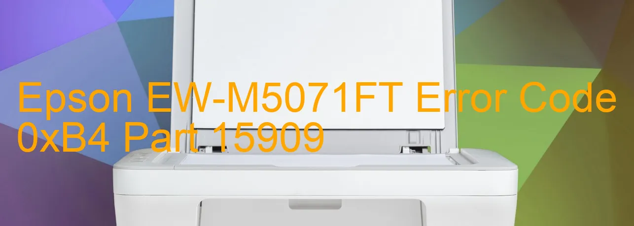 Epson EW-M5071FT Fehlercode 0xB4