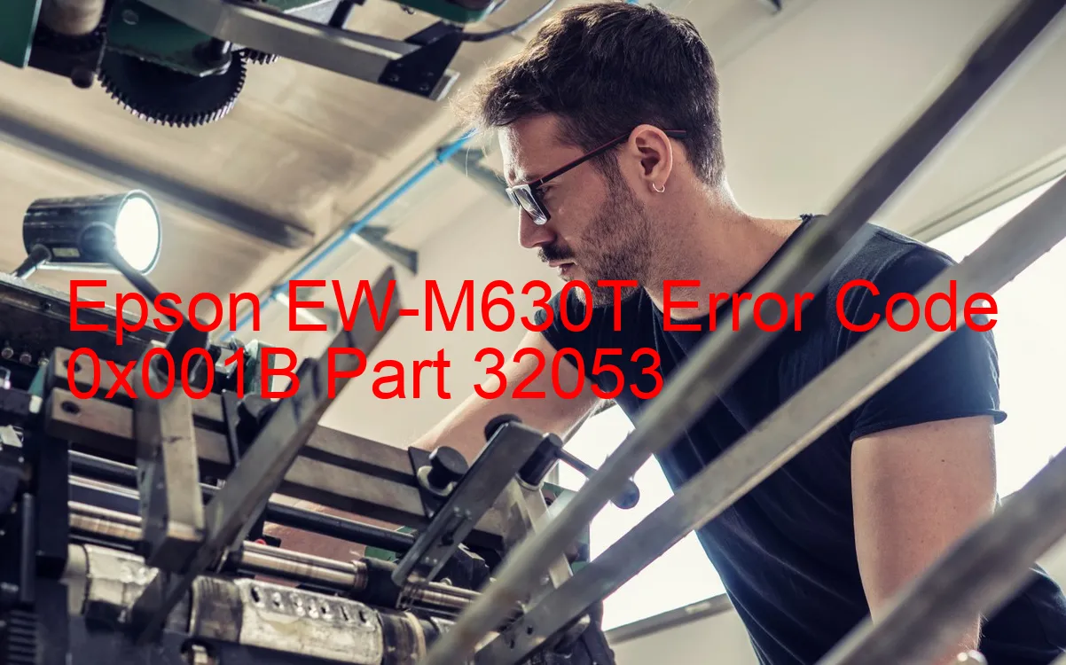 Epson EW-M630T Fehlercode 0x001B