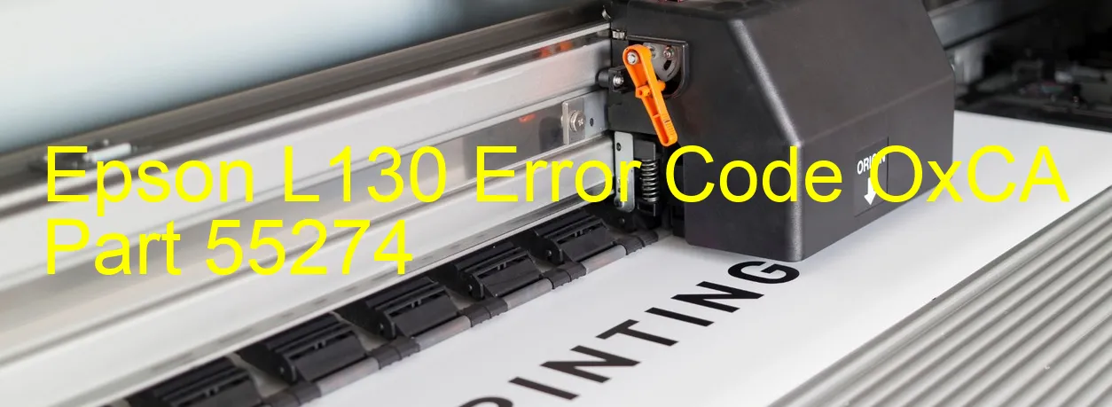 Epson L130 Fehlercode OxCA