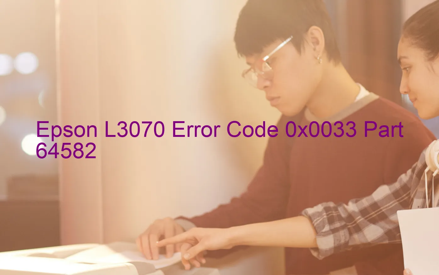 Epson L3070 Fehlercode 0x0033