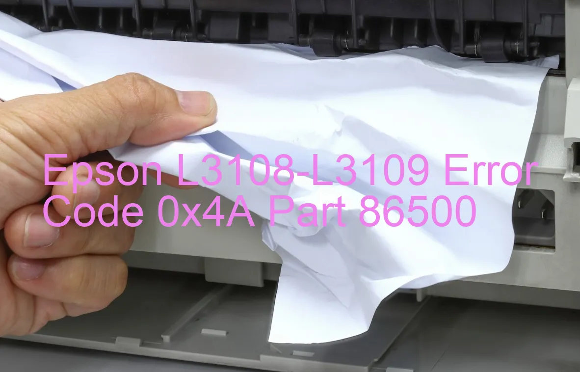 Epson L3108-L3109 Fehlercode 0x4A