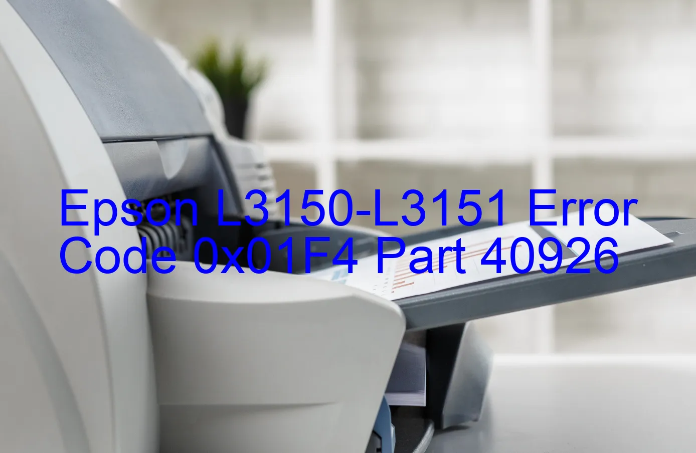 Epson L3150-L3151 Fehlercode 0x01F4