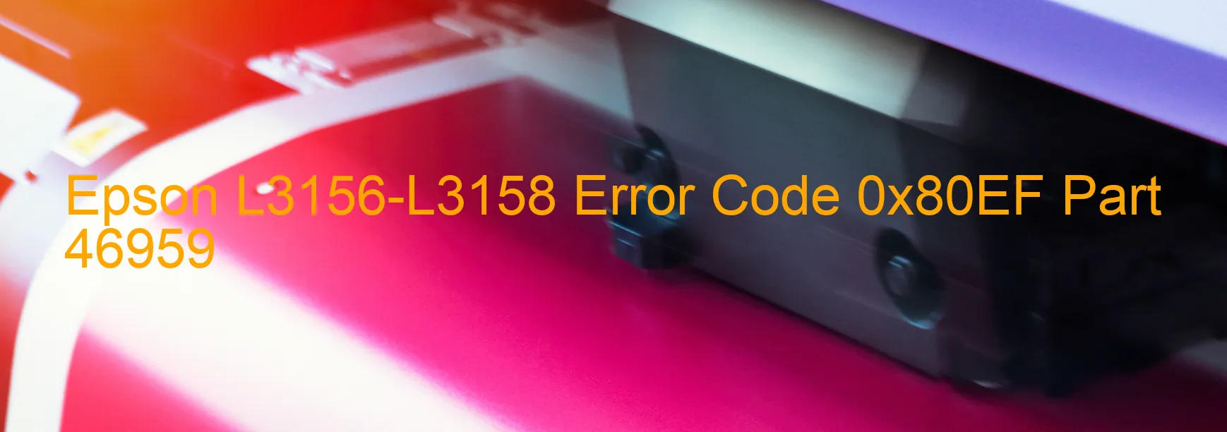 Epson L3156-L3158 Fehlercode 0x80EF