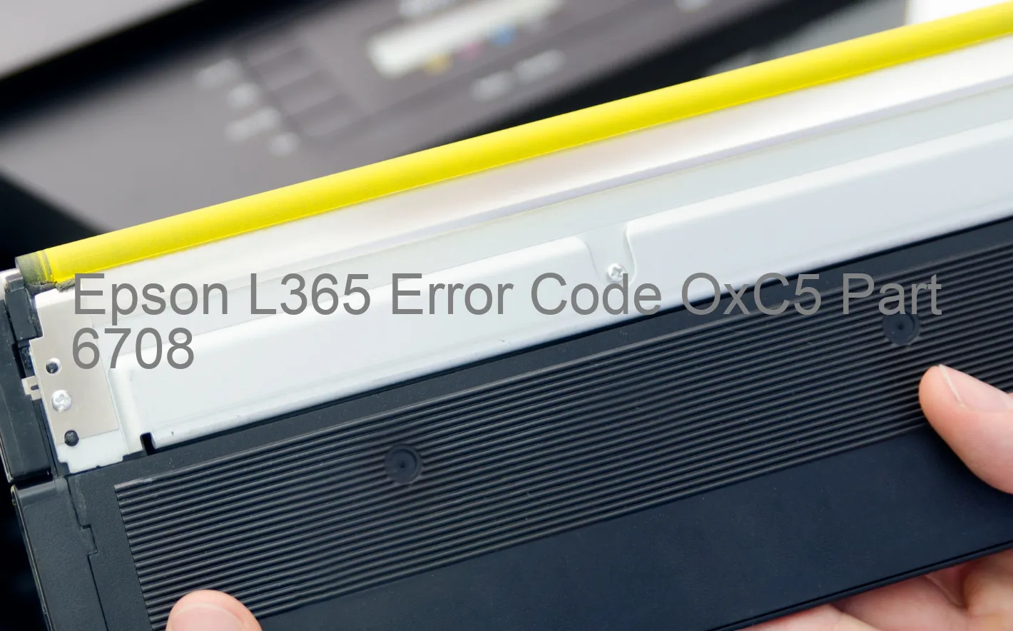 Epson L365 Fehlercode OxC5