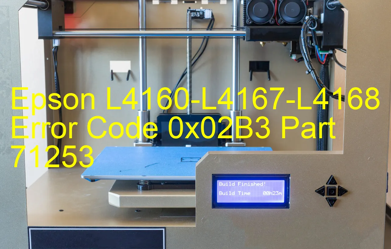 Epson L4160-L4167-L4168 Fehlercode 0x02B3