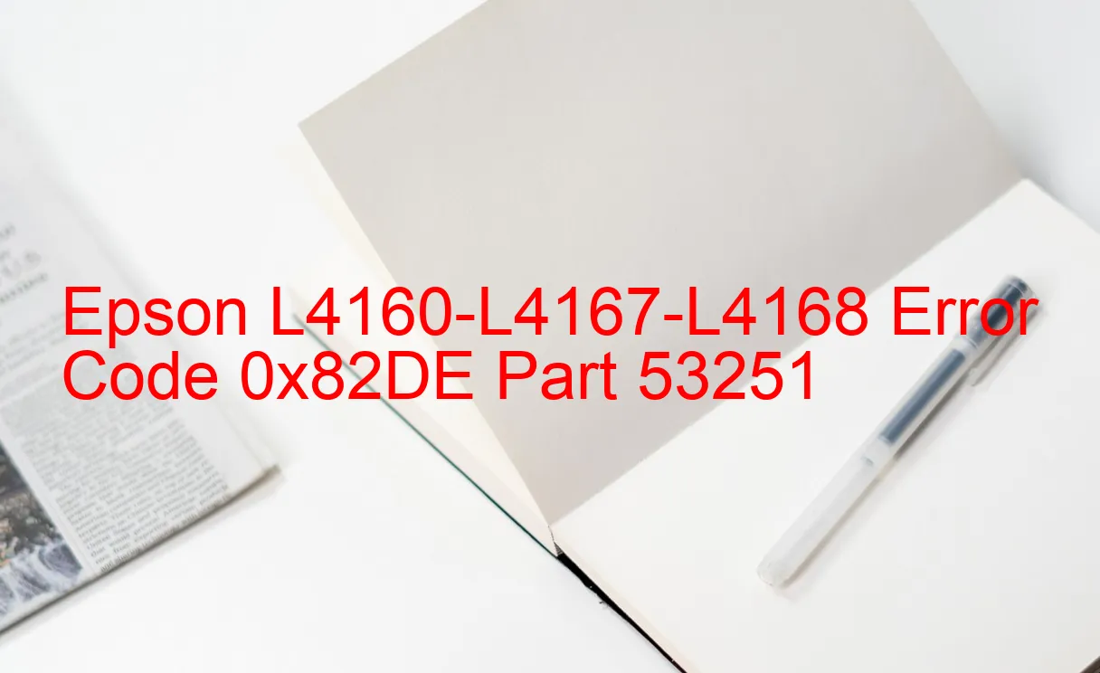 Epson L4160-L4167-L4168 Fehlercode 0x82DE