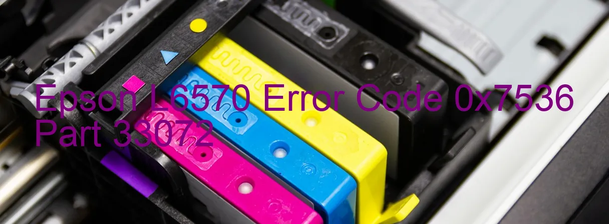 Epson L6570 Fehlercode 0x7536