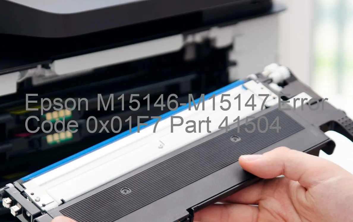 Epson M15146-M15147 Fehlercode 0x01F7