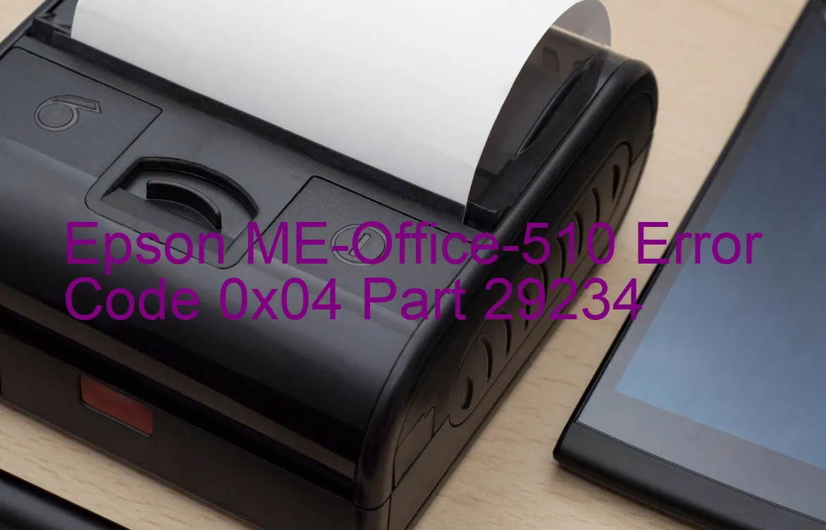 Epson ME-Office-510 Fehlercode 0x04