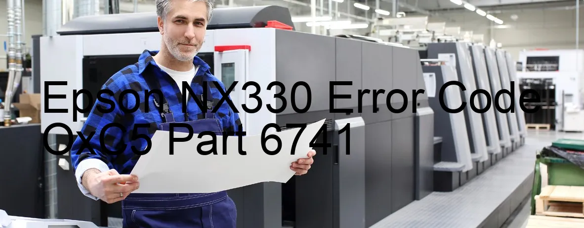 Epson NX330 Fehlercode OxC5