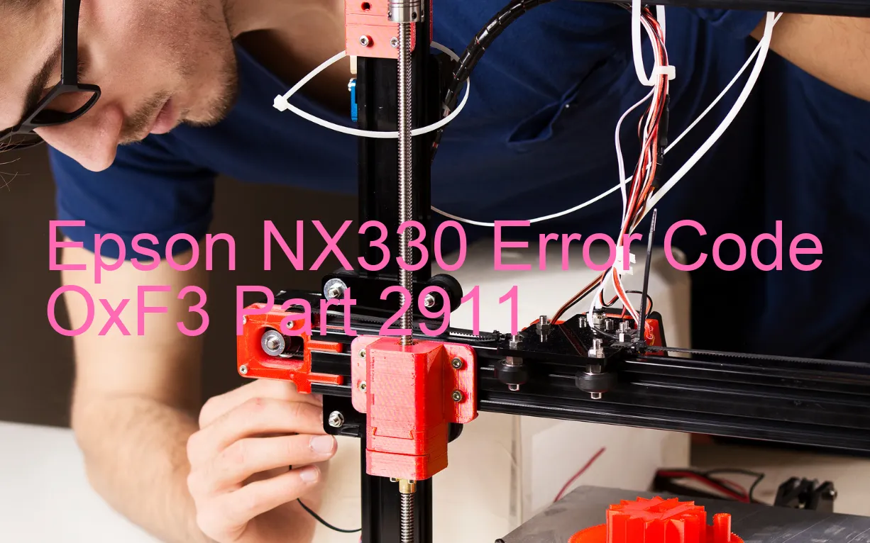 Epson NX330 Fehlercode OxF3