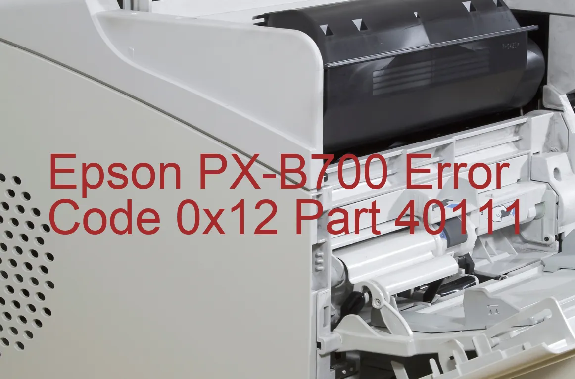 Epson PX-B700 Fehlercode 0x12