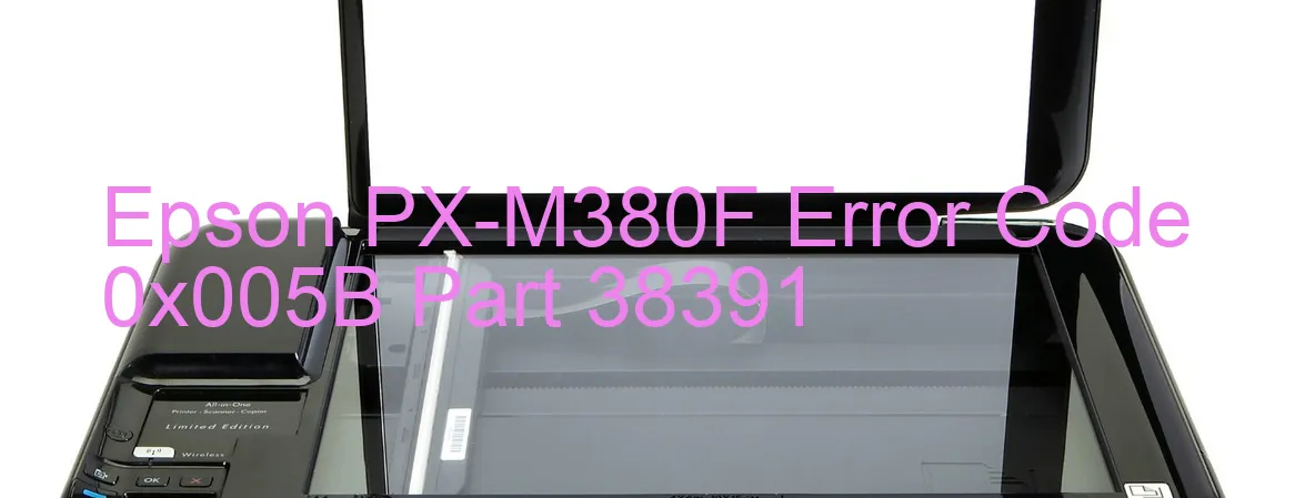 Epson PX-M380F Fehlercode 0x005B