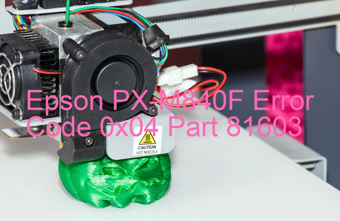 Epson PX-M840F Fehlercode 0x04