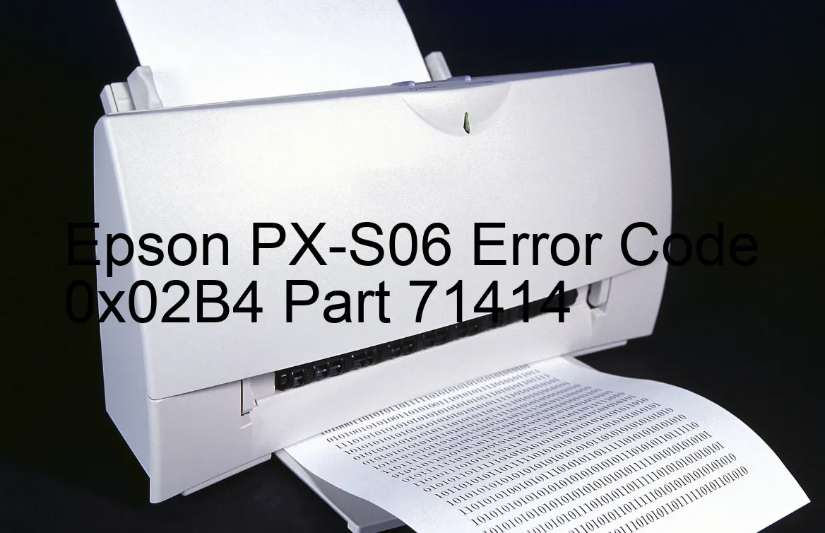 Epson PX-S06 Fehlercode 0x02B4