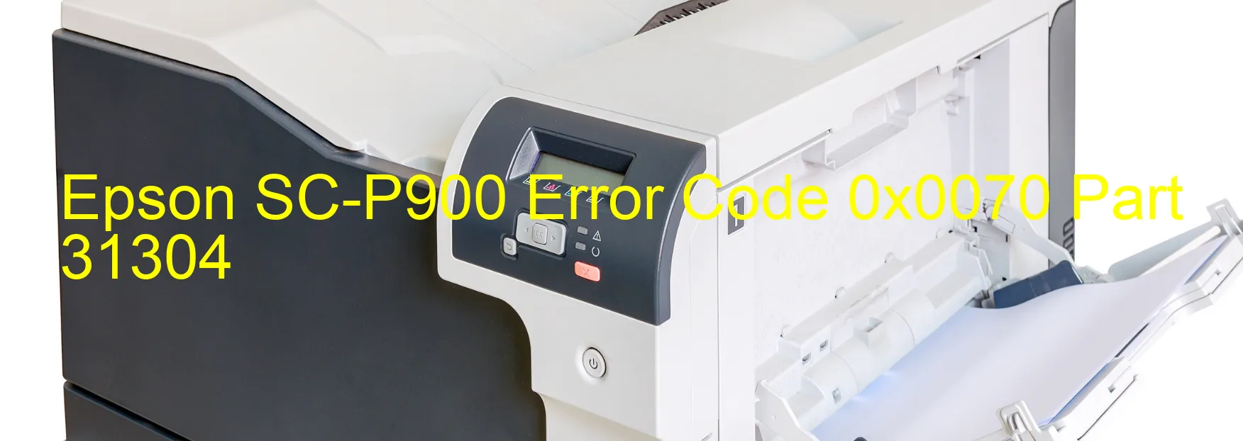 Epson SC-P900 Fehlercode 0x0070