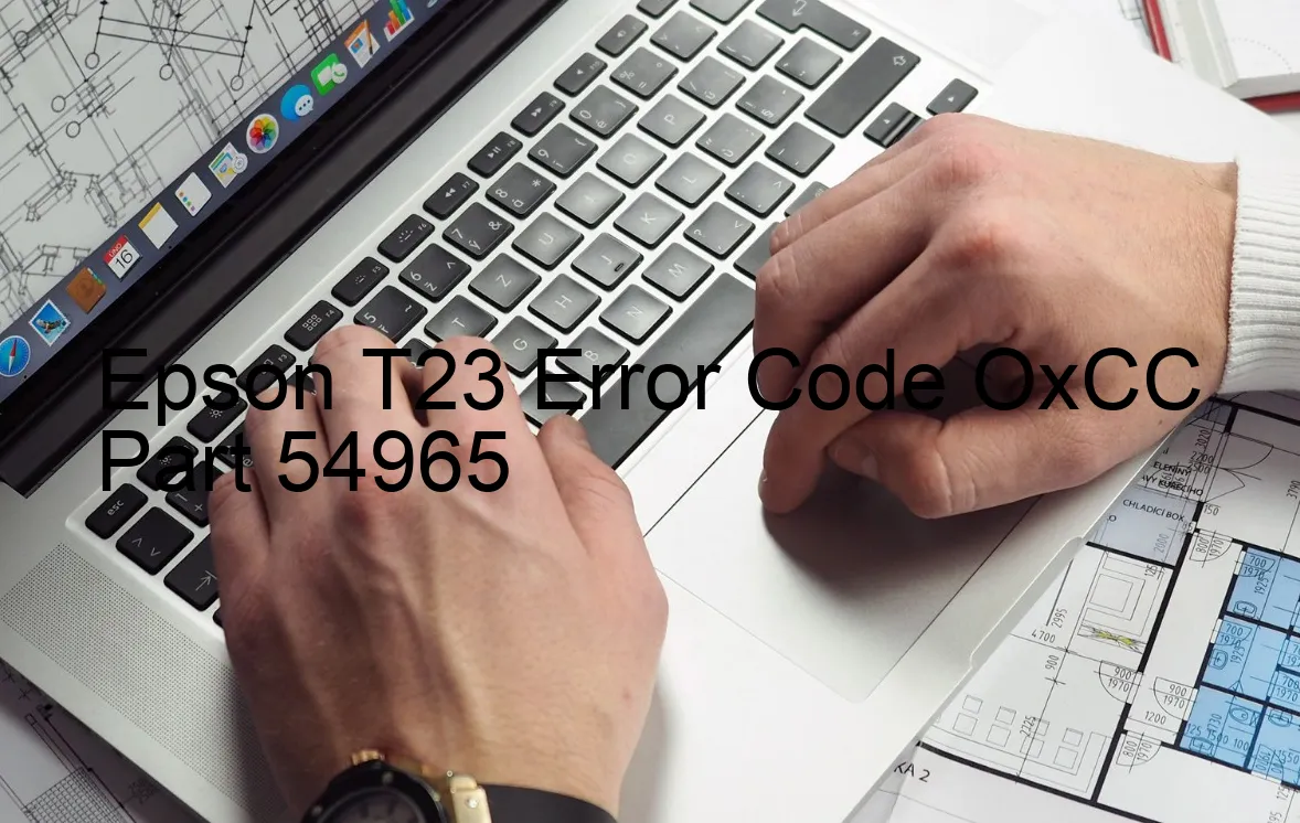 Epson T23 Fehlercode OxCC