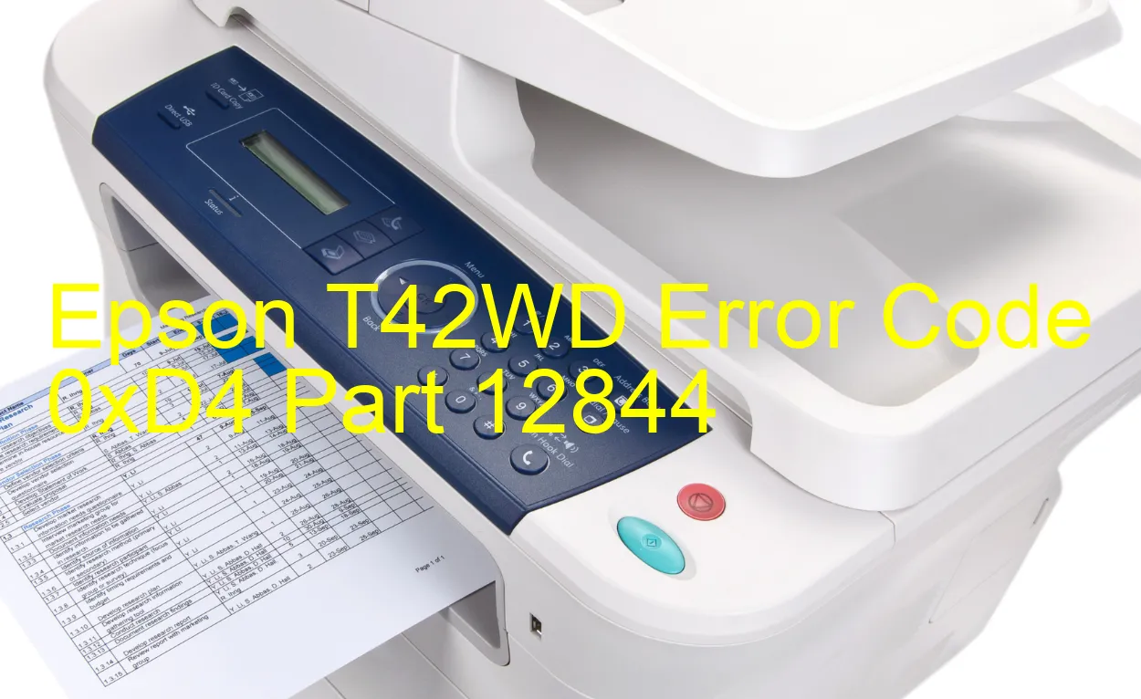 Epson T42WD Fehlercode 0xD4