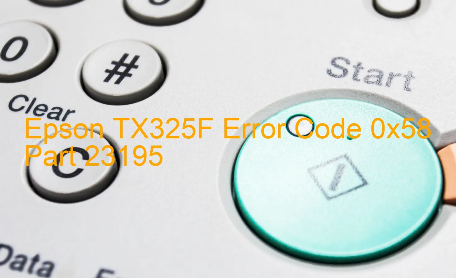 Epson TX325F Fehlercode 0x58