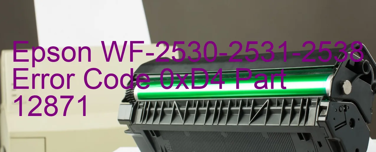 Epson WF-2530-2531-2538 Fehlercode 0xD4