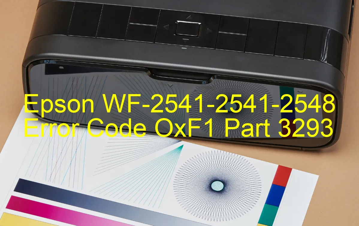 Epson WF-2541-2541-2548 Fehlercode OxF1