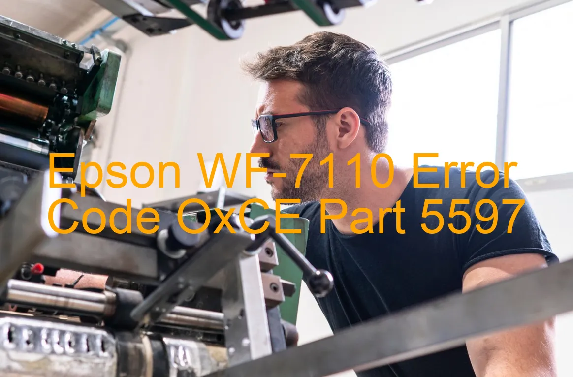 Epson WF-7110 Fehlercode OxCE