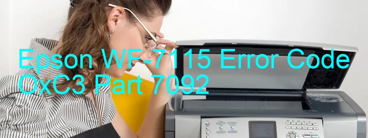 Epson WF-7115 Fehlercode OxC3