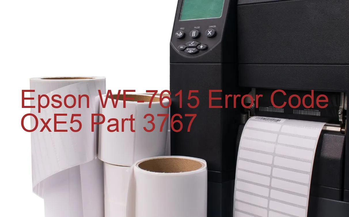 Epson WF-7615 Fehlercode OxE5