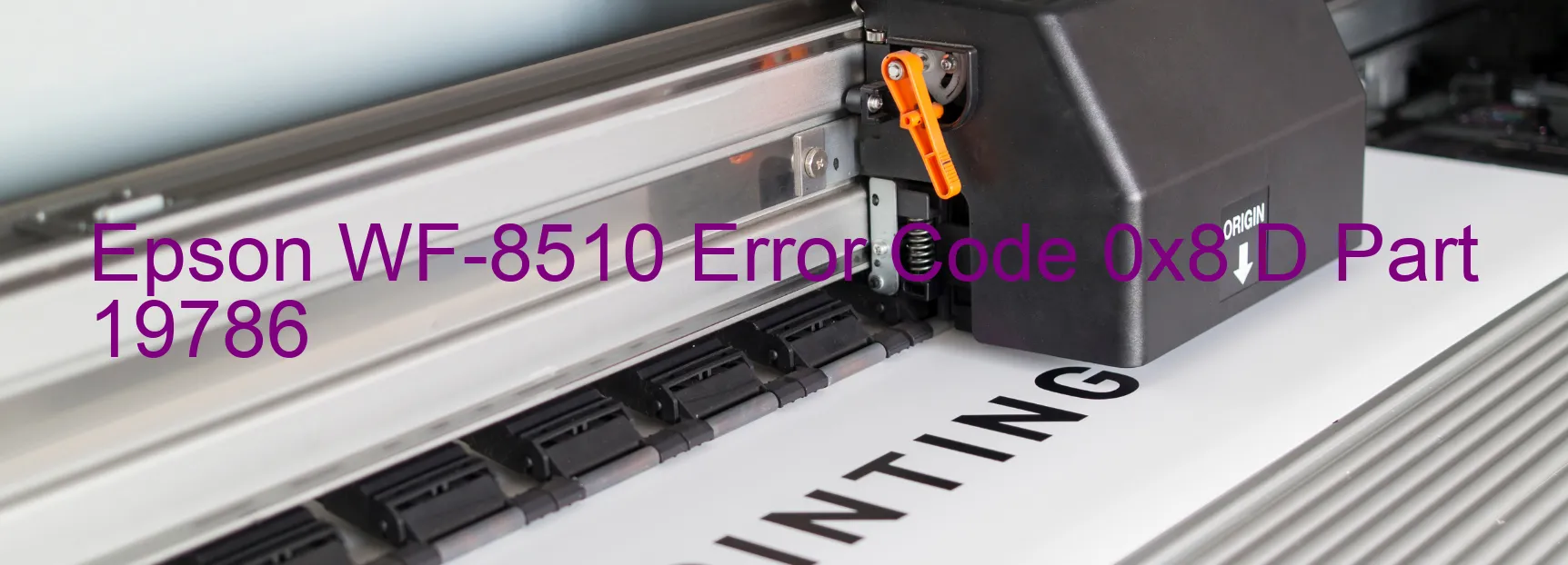 Epson WF-8510 Fehlercode 0x8 D