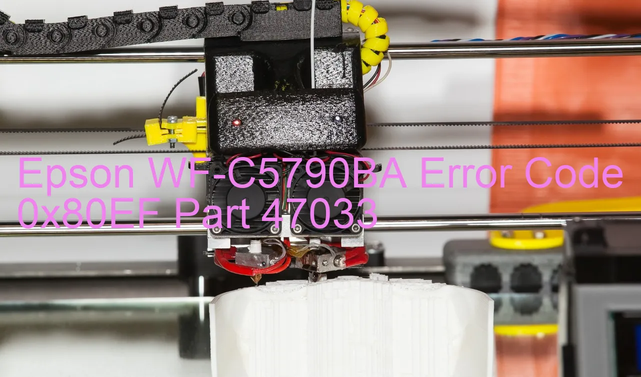 Epson WF-C5790BA Fehlercode 0x80EF