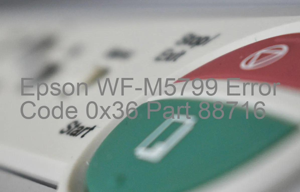 Epson WF-M5799 Fehlercode 0x36