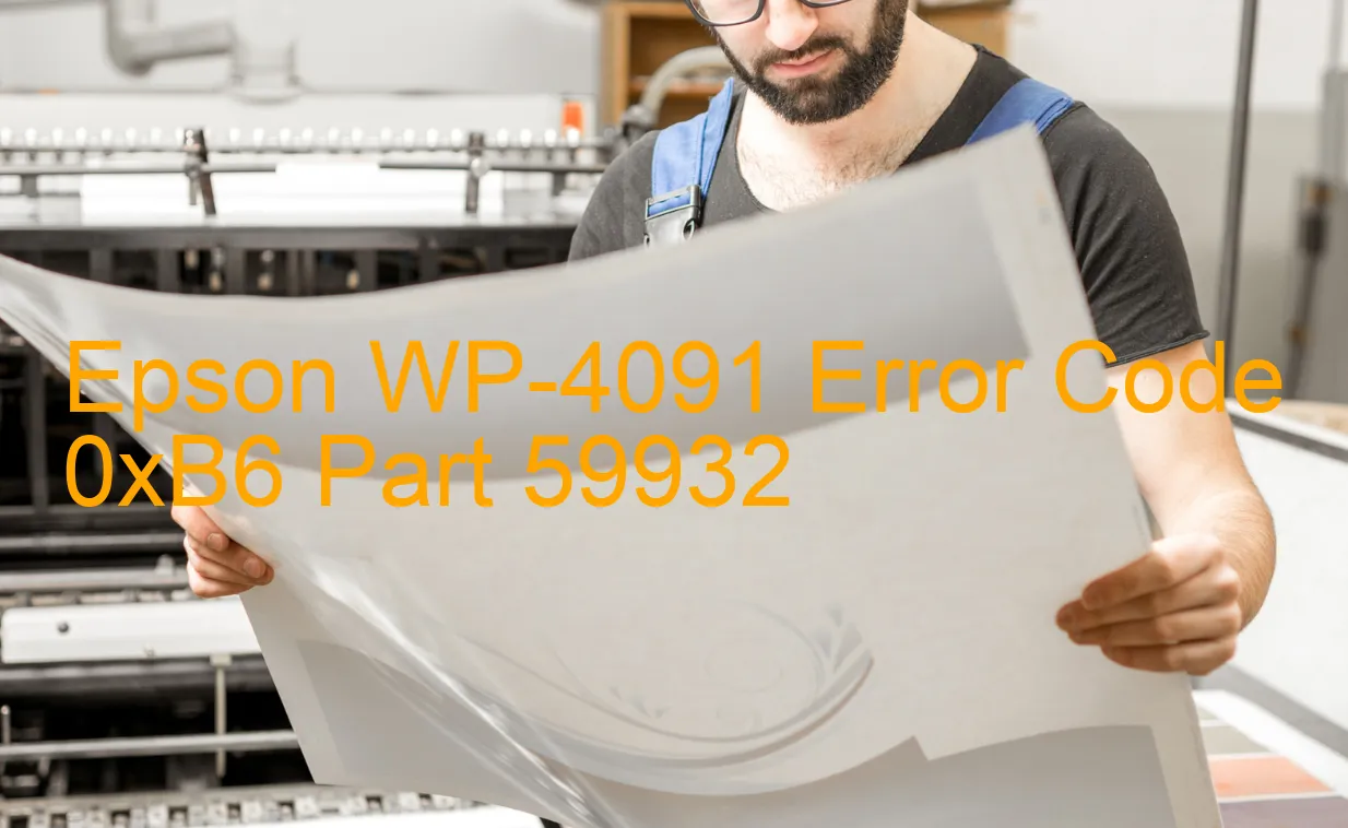 Epson WP-4091 Fehlercode 0xB6