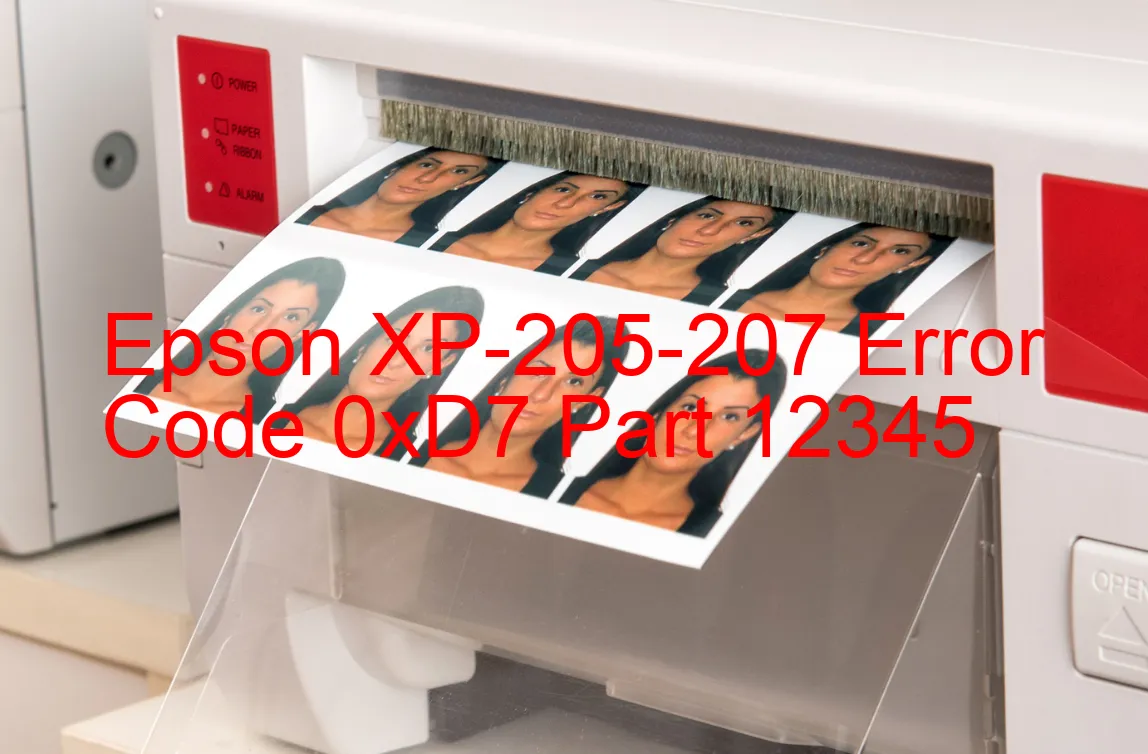 Epson XP-205-207 Fehlercode 0xD7